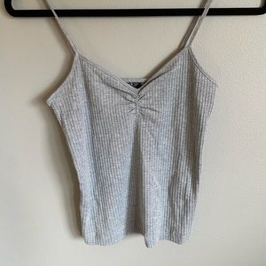 Light grey top shop crop top.